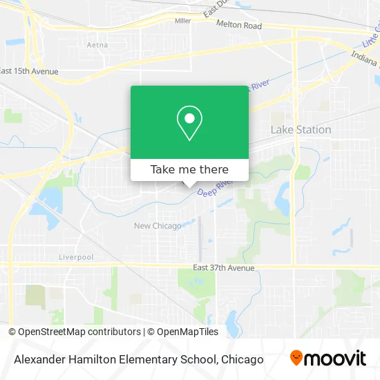 Alexander Hamilton Elementary School map