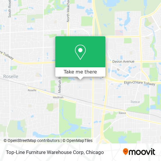 Mapa de Top-Line Furniture Warehouse Corp