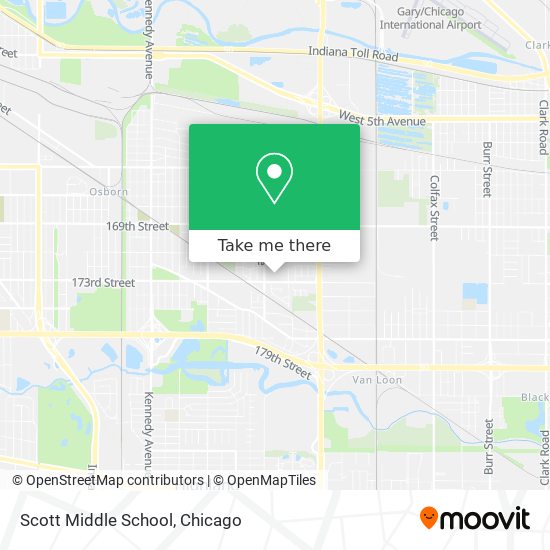 Mapa de Scott Middle School