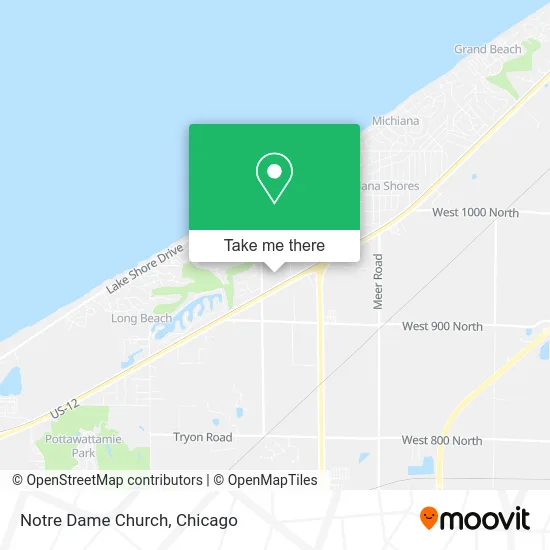 Notre Dame Church map