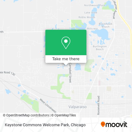 Keystone Commons Welcome Park map