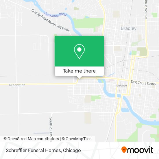 Schreffler Funeral Homes map