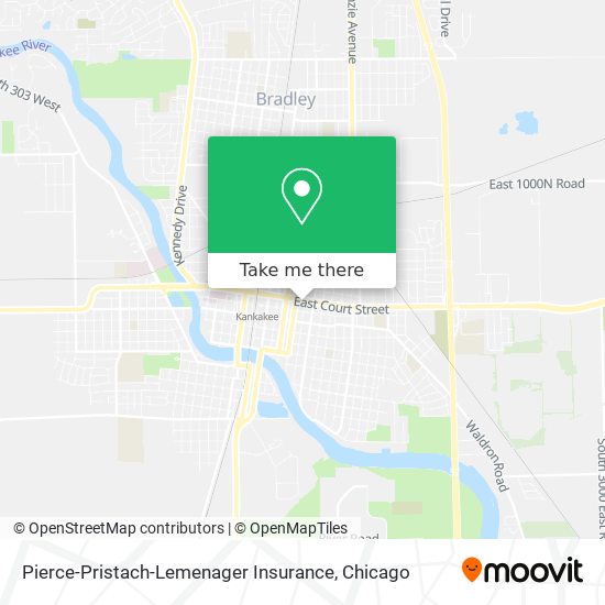 Pierce-Pristach-Lemenager Insurance map