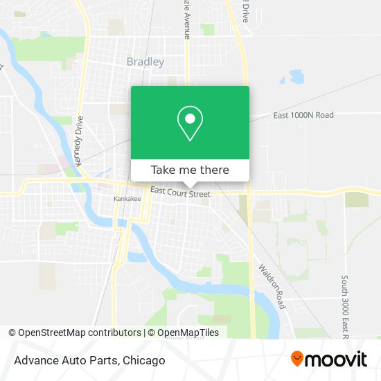 Advance Auto Parts map