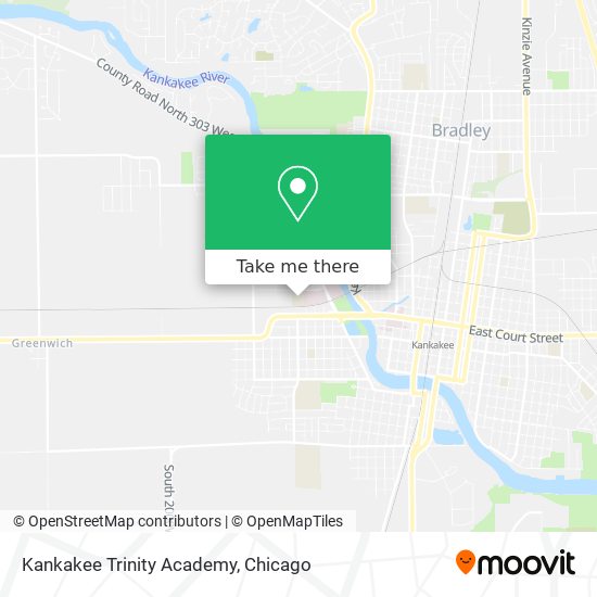 Mapa de Kankakee Trinity Academy