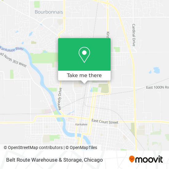 Belt Route Warehouse & Storage map
