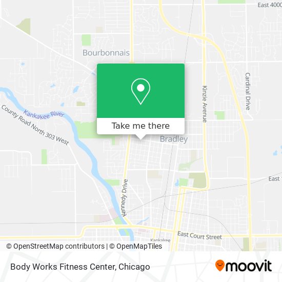 Body Works Fitness Center map