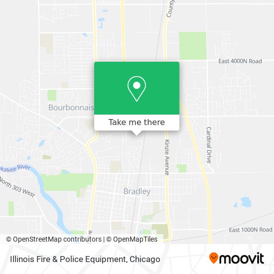 Mapa de Illinois Fire & Police Equipment