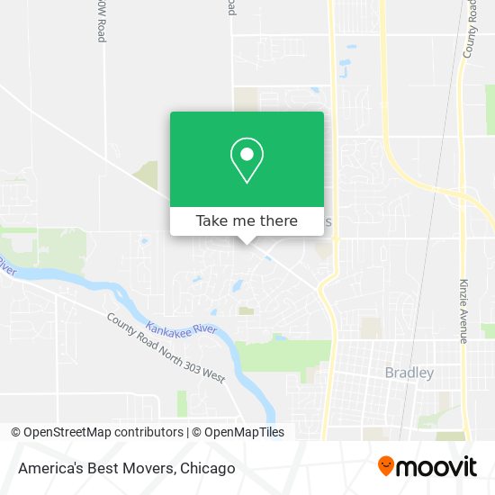 America's Best Movers map