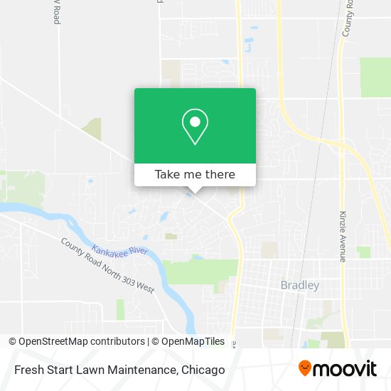 Fresh Start Lawn Maintenance map