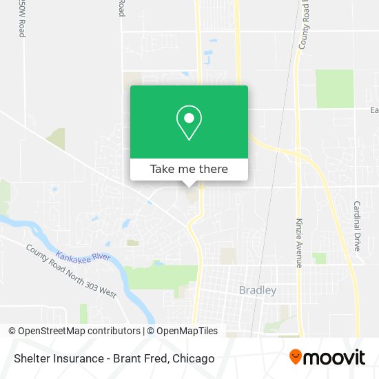 Mapa de Shelter Insurance - Brant Fred