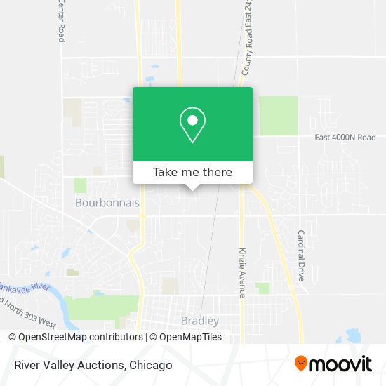 River Valley Auctions map