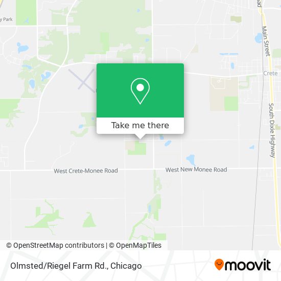 Olmsted/Riegel Farm Rd. map