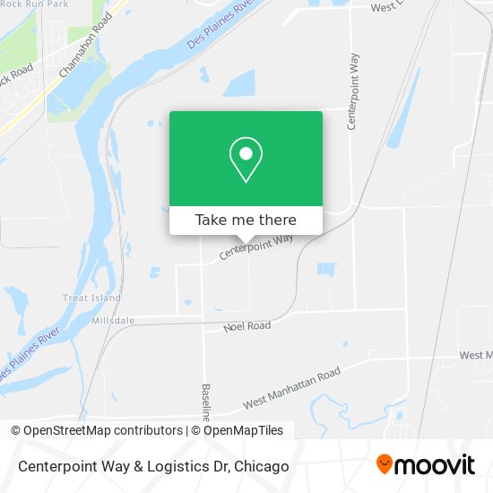 Mapa de Centerpoint Way & Logistics Dr