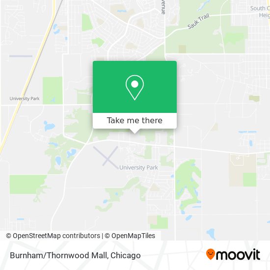 Burnham/Thornwood Mall map