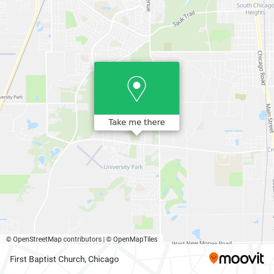 First Baptist Church map