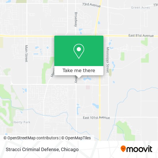 Stracci Criminal Defense map