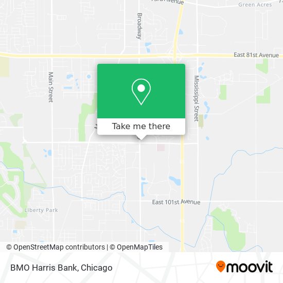 BMO Harris Bank map