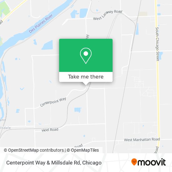 Mapa de Centerpoint Way & Millsdale Rd