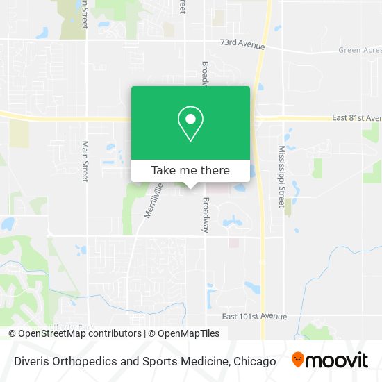 Mapa de Diveris Orthopedics and Sports Medicine