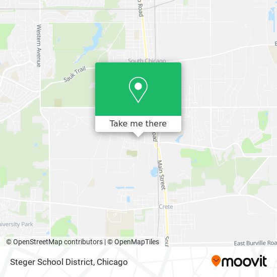 Mapa de Steger School District