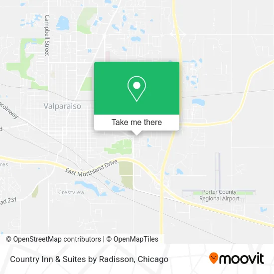 Mapa de Country Inn & Suites by Radisson