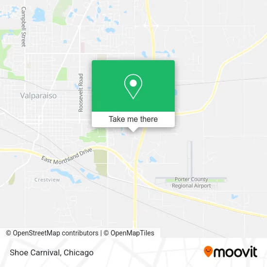 Shoe Carnival map
