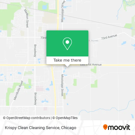 Krispy Clean Cleaning Service map