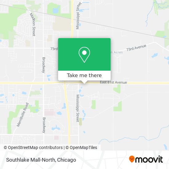 Mapa de Southlake Mall-North