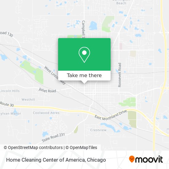 Mapa de Home Cleaning Center of America
