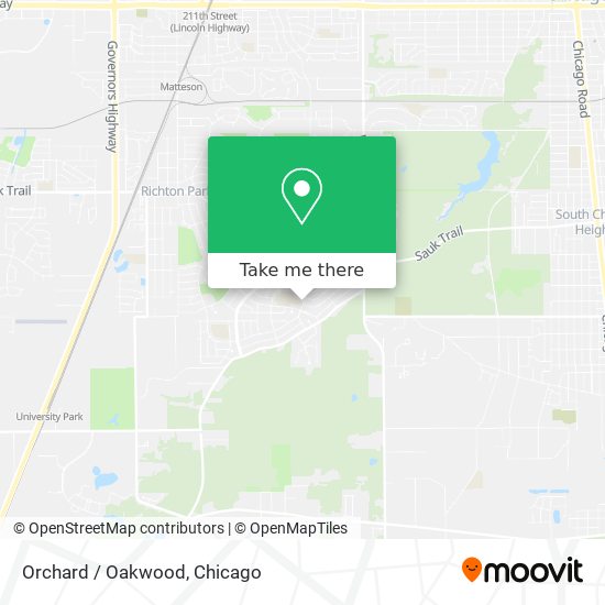 Mapa de Orchard / Oakwood