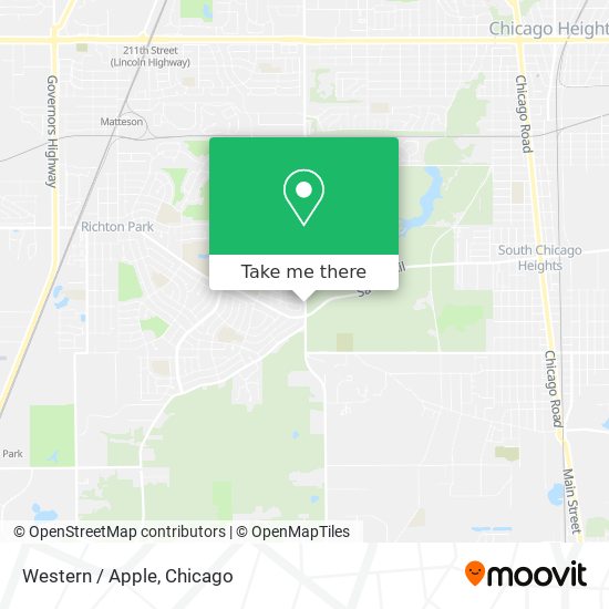 Western / Apple map