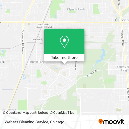 Webers Cleaning Service map