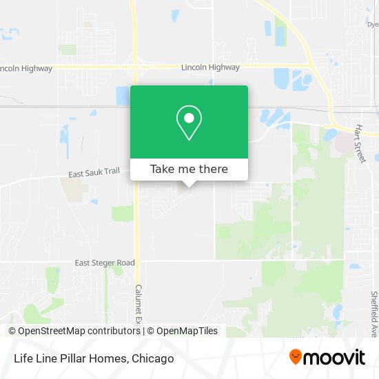 Life Line Pillar Homes map