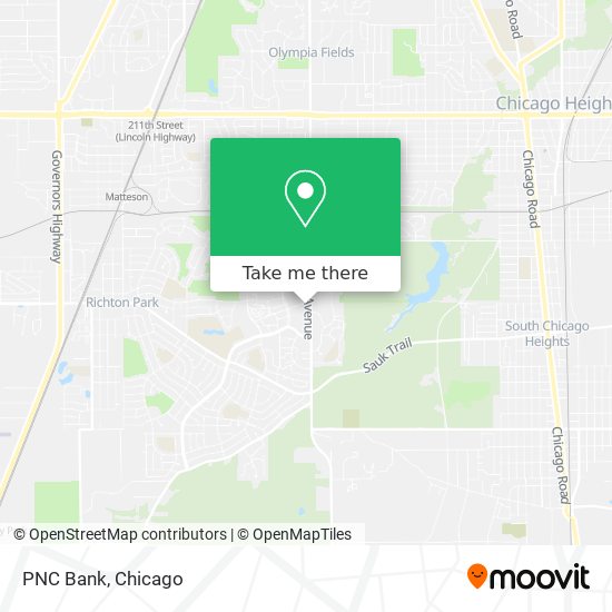 PNC Bank map