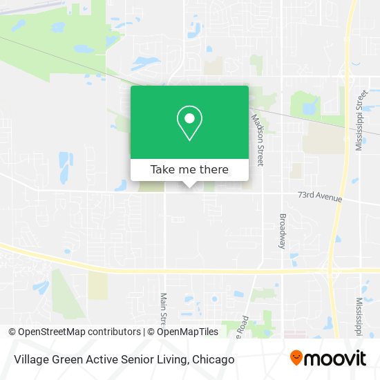 Mapa de Village Green Active Senior Living