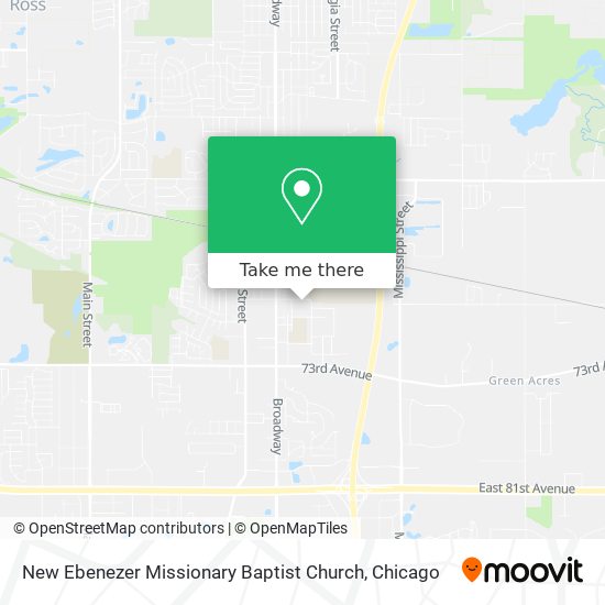 Mapa de New Ebenezer Missionary Baptist Church
