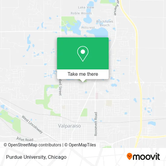 Purdue University map