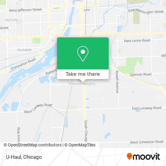 U-Haul map