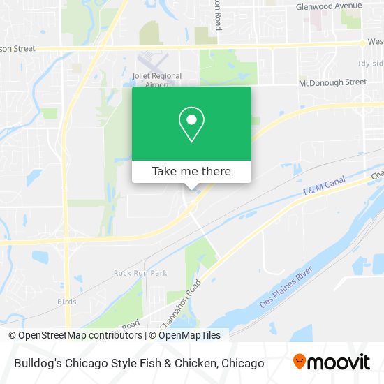 Mapa de Bulldog's Chicago Style Fish & Chicken