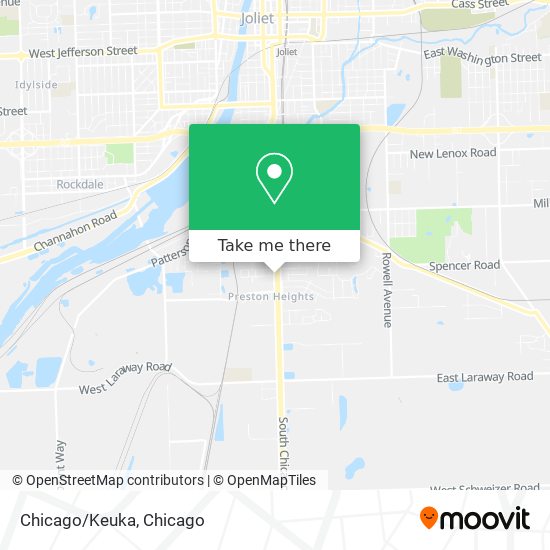 Chicago/Keuka map