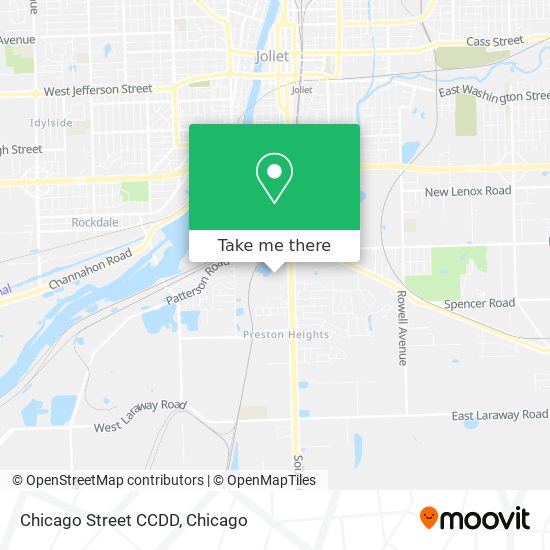 Chicago Street CCDD map
