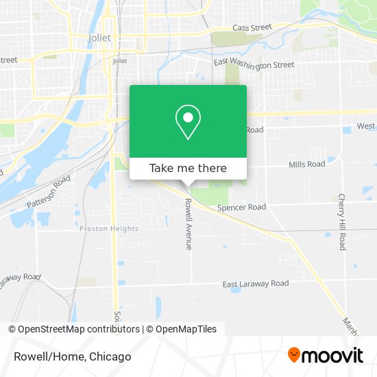 Rowell/Home map
