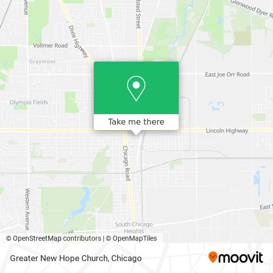 Mapa de Greater New Hope Church