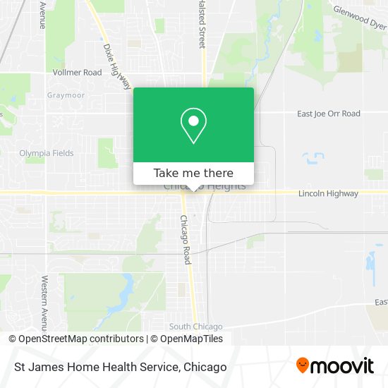 St James Home Health Service map