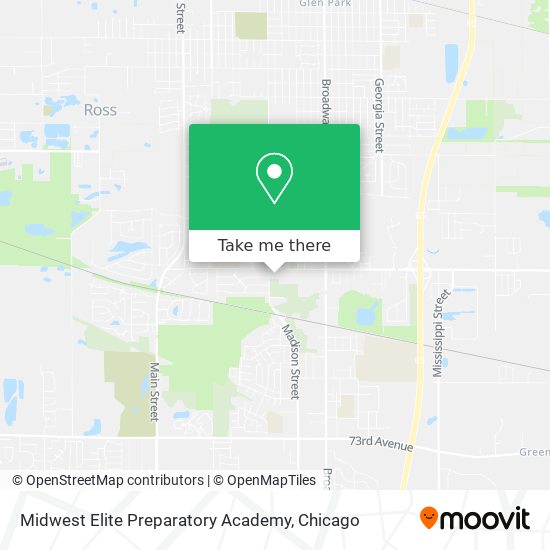 Mapa de Midwest Elite Preparatory Academy
