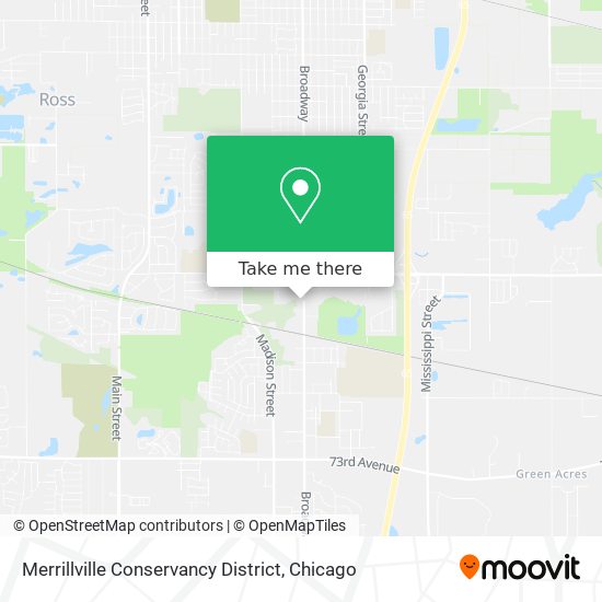 Merrillville Conservancy District map