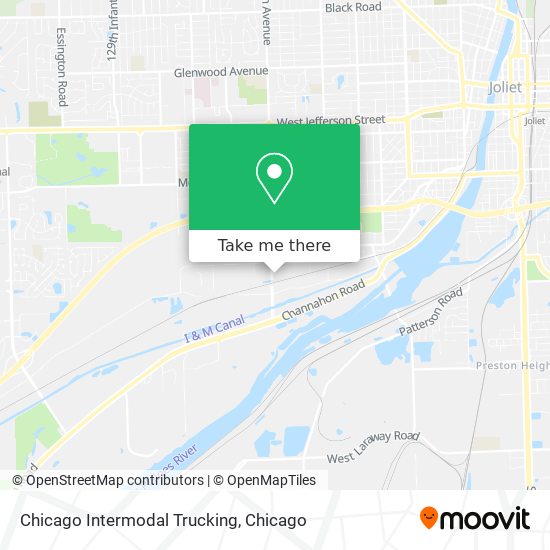 Mapa de Chicago Intermodal Trucking