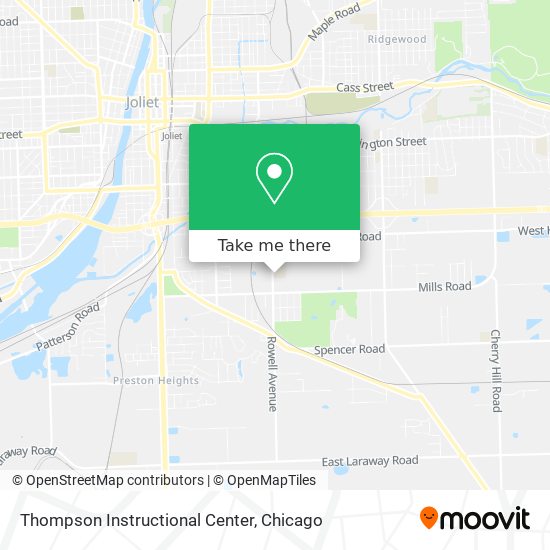 Thompson Instructional Center map