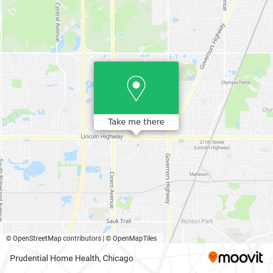 Prudential Home Health map